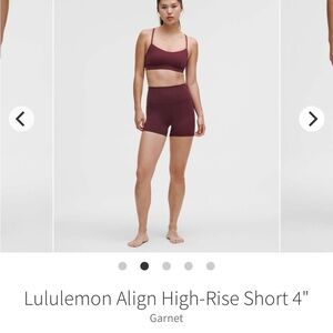 lululemon athletica Black Bike Shorts